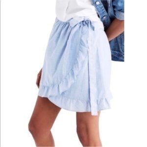 Madewell Skirts - Madewell light blue wrap skirt Madewell Skirts - Madewell light blue wrap skirt